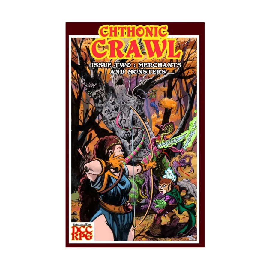 

#2 "Merchants and Monsters", Chthonic Crawl Zine (Alignment Unknown), мягкая обложка