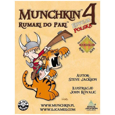 

Munchkin 4: Steeds to Cage 4, карточная игра, расширение (польское издание)
