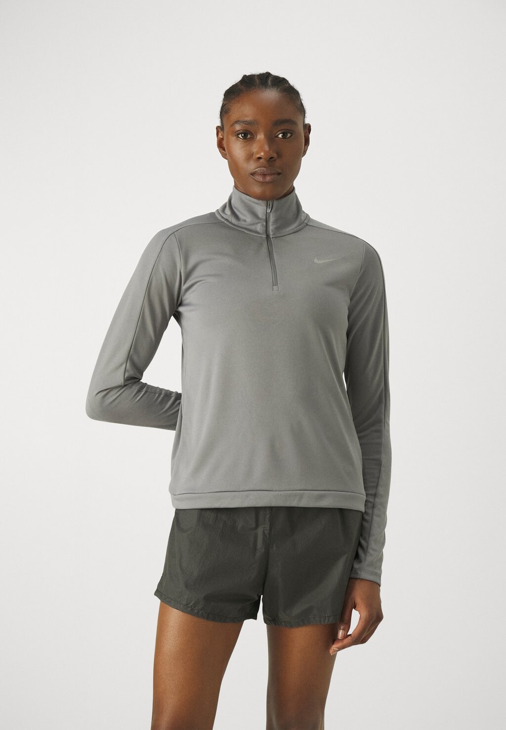

Футболка с длинным рукавом Pacer Nike, цвет smoke grey/(reflective silv)