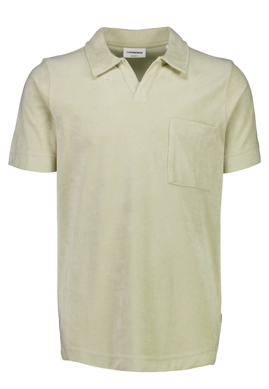 

Рубашка поло LINDBERGH TOWEL V-NECK POLO S/S, цвет Stone