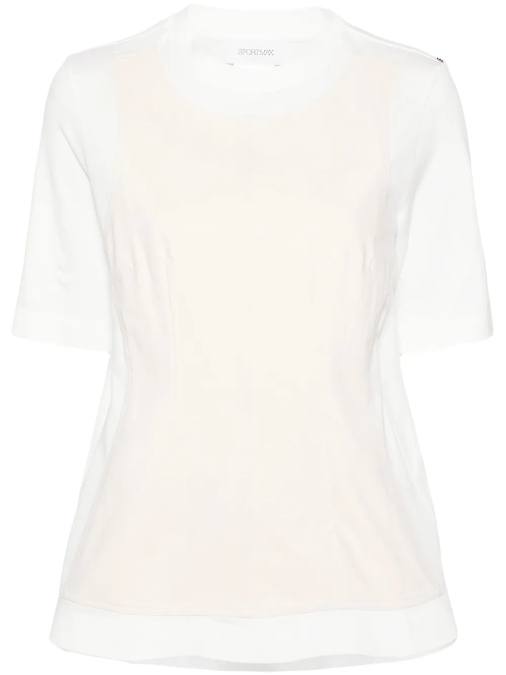 

Футболка с многослойным эффектом SPORTMAX, белый