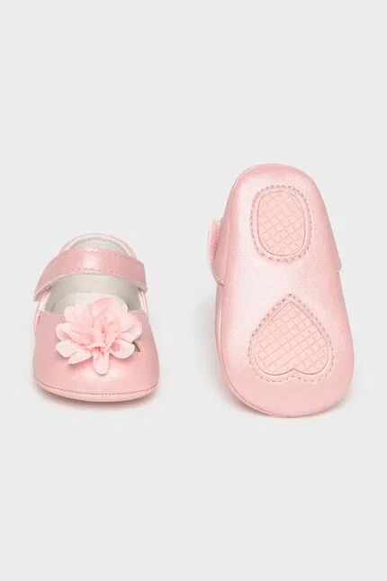 Ботинки детские из экокожи Mayoral Newborn, розовый — фото 3