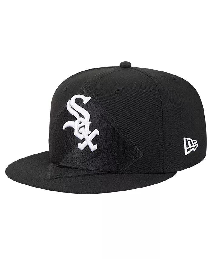 

Мужская черная приталенная шляпа Chicago White Sox Shadow Logo 59FIFTY New Era, черный