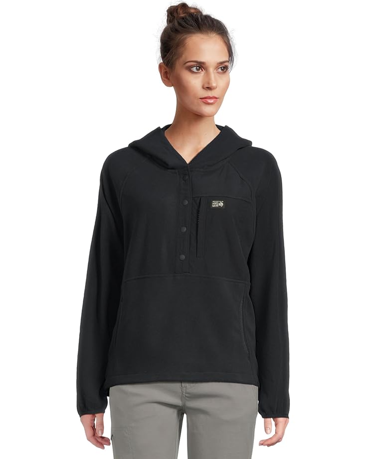 

Женский худи Mountain Hardwear Microchill Snap Neck, Black