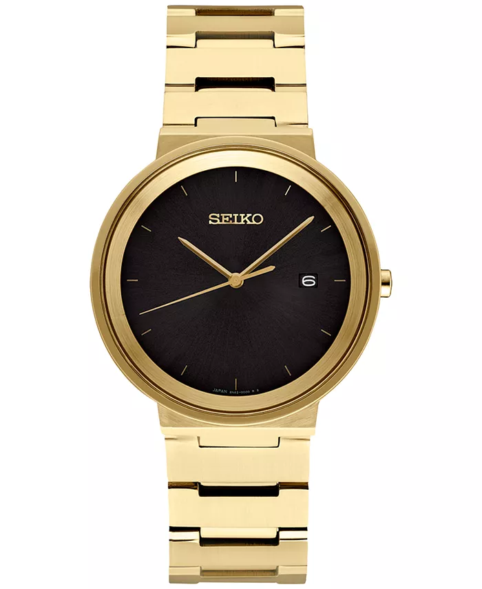

Мужские часы Essentials Gold-Tone со стальным браслетом, 41 мм Seiko