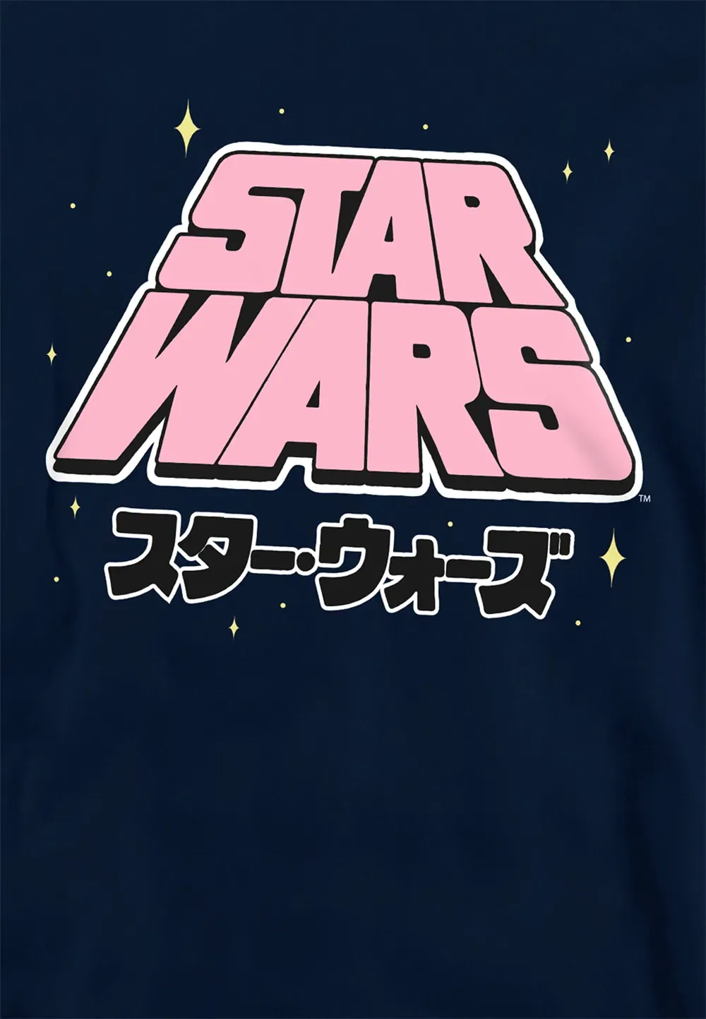 Детская худи с принтом Star Wars Manga Logo, Disney, темно-синий — фото 2