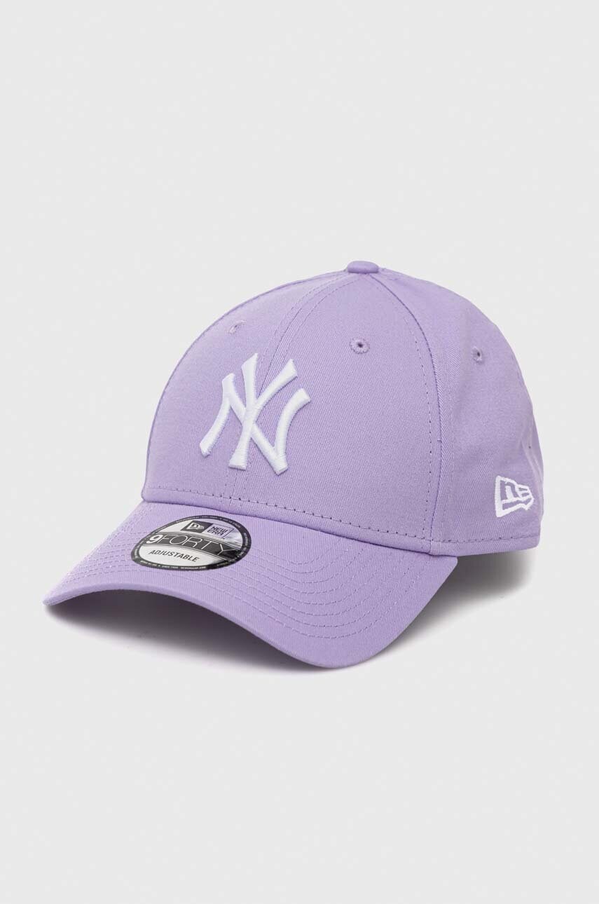 

Бейсболка из хлопка New Era, фиолетовый