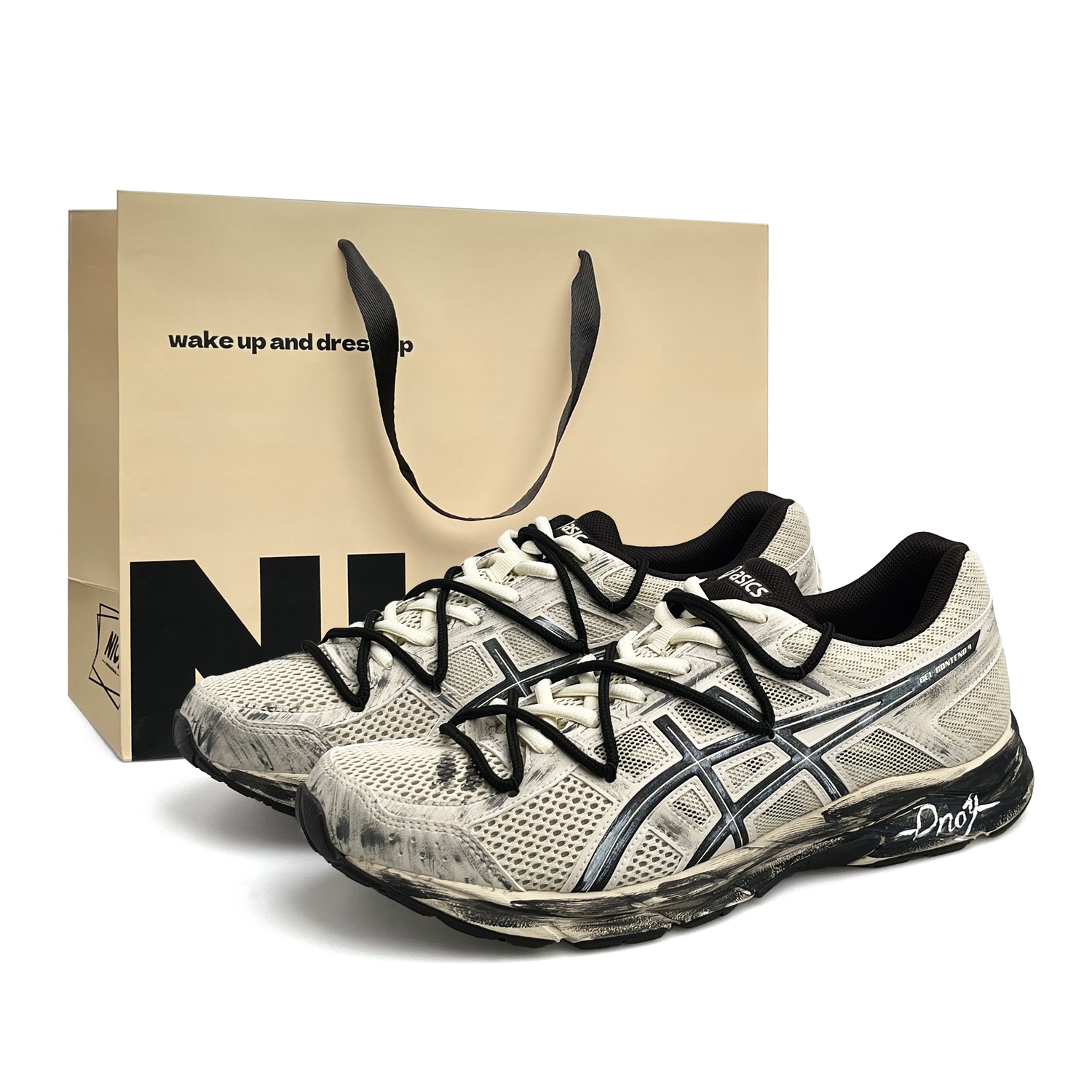 

ASICS Gel Contend 4 дышащие и легкие низкие кроссовки для бега unisex черный коричневый