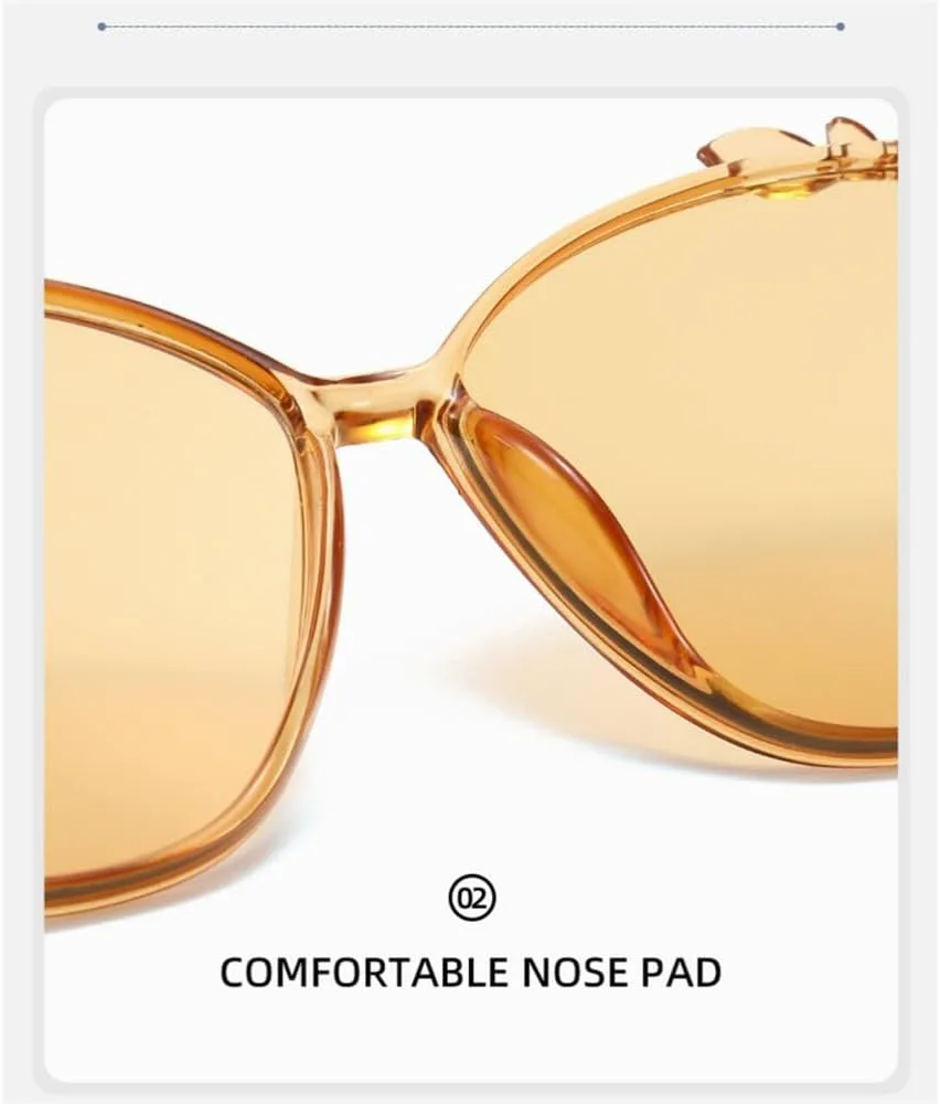 

Модные солнцезащитные очки «кошачий глаз» в крупной оправе для женщин, стильный дизайн, повседневные, для вечеринок, защита от ультрафиолета UV400 UJNHGQ, C6