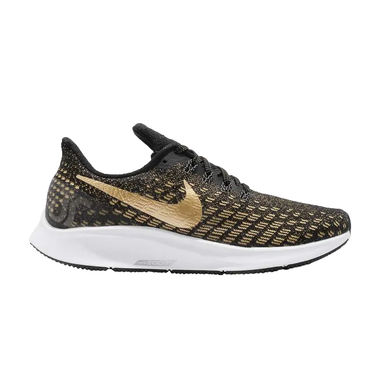 Кроссовки Nike Wmns Air Zoom Pegasus 35 'Metallic Gold', черный