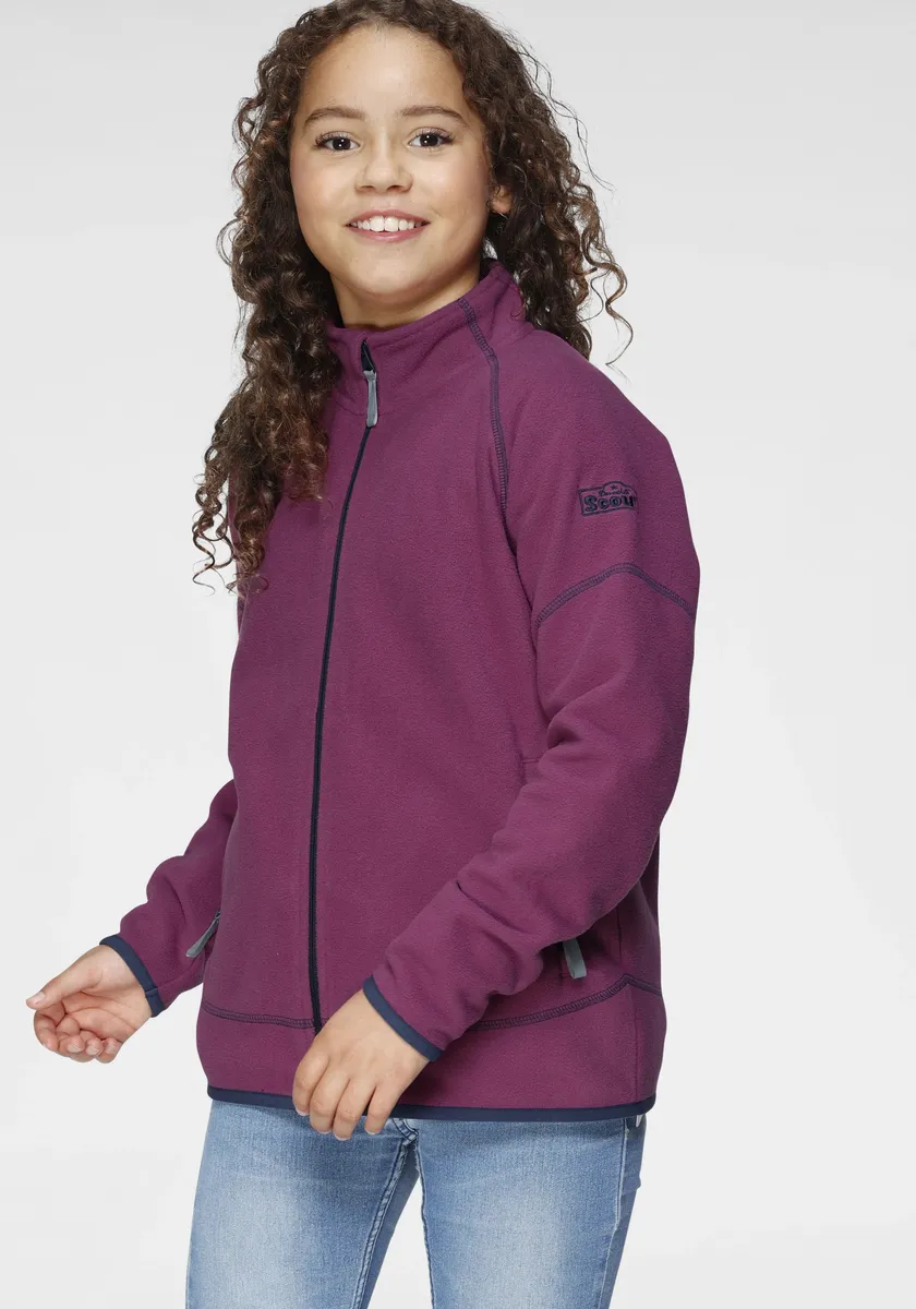 

Флисовая куртка Scout "COSY", без капюшона, из легкого, согревающего микрофлиса, цвет Beere