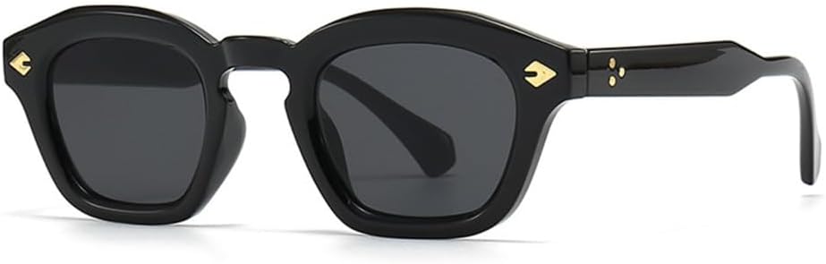 

Ретро маленькие круглые солнцезащитные очки для женщин с заклепками, панк-стиль, градиентные линзы, защита от УФ-излучения UV400, мужские солнцезащитные очки generic, 1