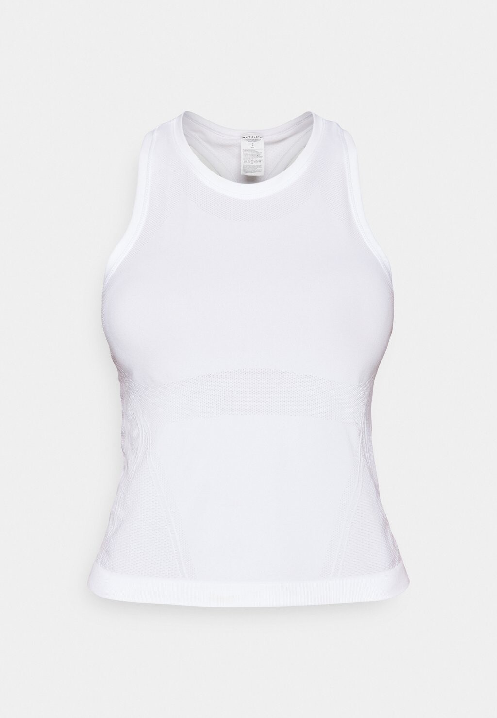 

Топ MOMENTUM SEAMLESS HIGH NECK SPORT LENGTH TANK Athleta, белый