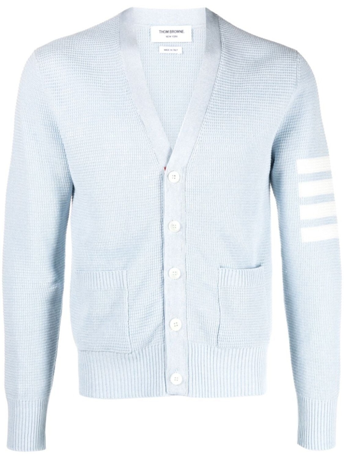 

Thom Browne кардиган из смесового льна с ярлыком RWB, синий