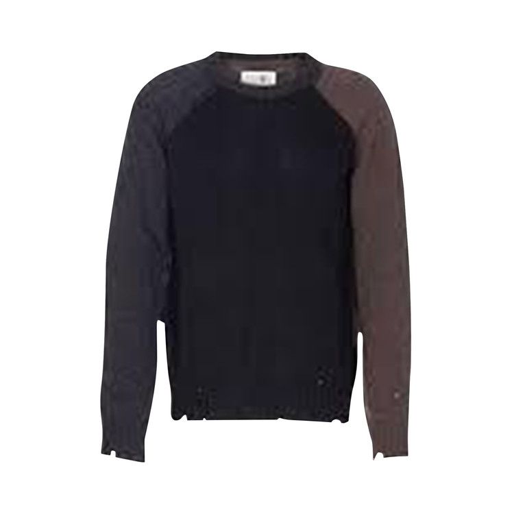 

Свитер MM6 Maison Margiela Color Block Sweater, Black