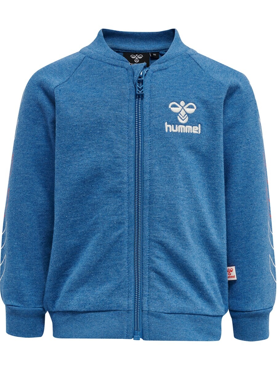 

Худи Hummel Athletic Zip-Up Hoodie Glen, цвет mottled blue