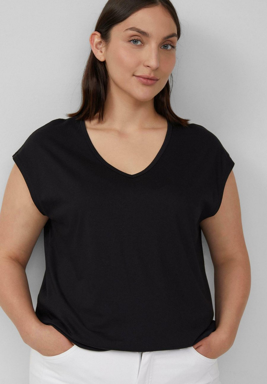 

Футболка s.Oliver Basic T-shirt, Schwarz/Black, Черный, Футболка s.Oliver Basic T-shirt, Schwarz/Black