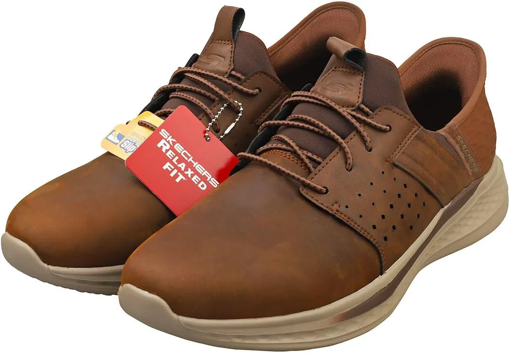 

Мужские кроссовки Skechers Streetwear Slade - Zachary с круглым носком, шнуровкой-резинкой и облегченным входом