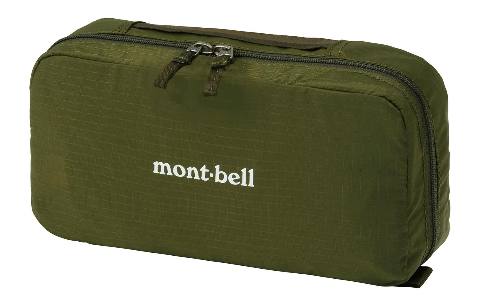 

MONTBELL Нейлоновая дорожная косметичка средняя унисекс хаки зеленая, Khaki Green