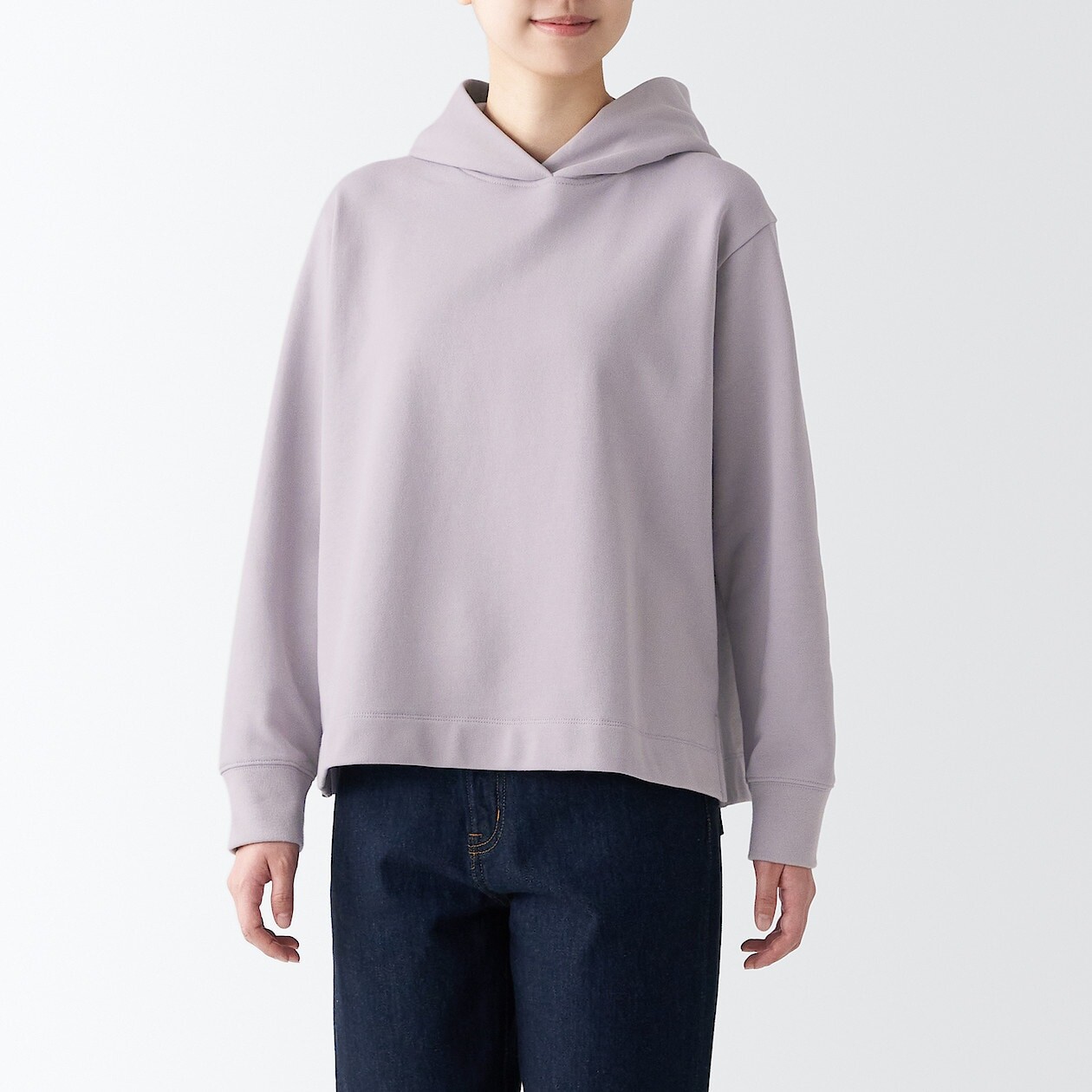 

Толстовка с капюшоном MUJI, лаванда