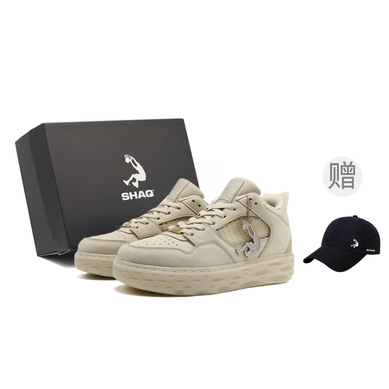 

SHAQ Антискользящие износостойкие низкие скейтерские кроссовки мужские песчаный бежевый - песчаный бежевый[Подарочный дорожный набор 1], цвет Sandstone Beige[Travel Gift Pack 1]