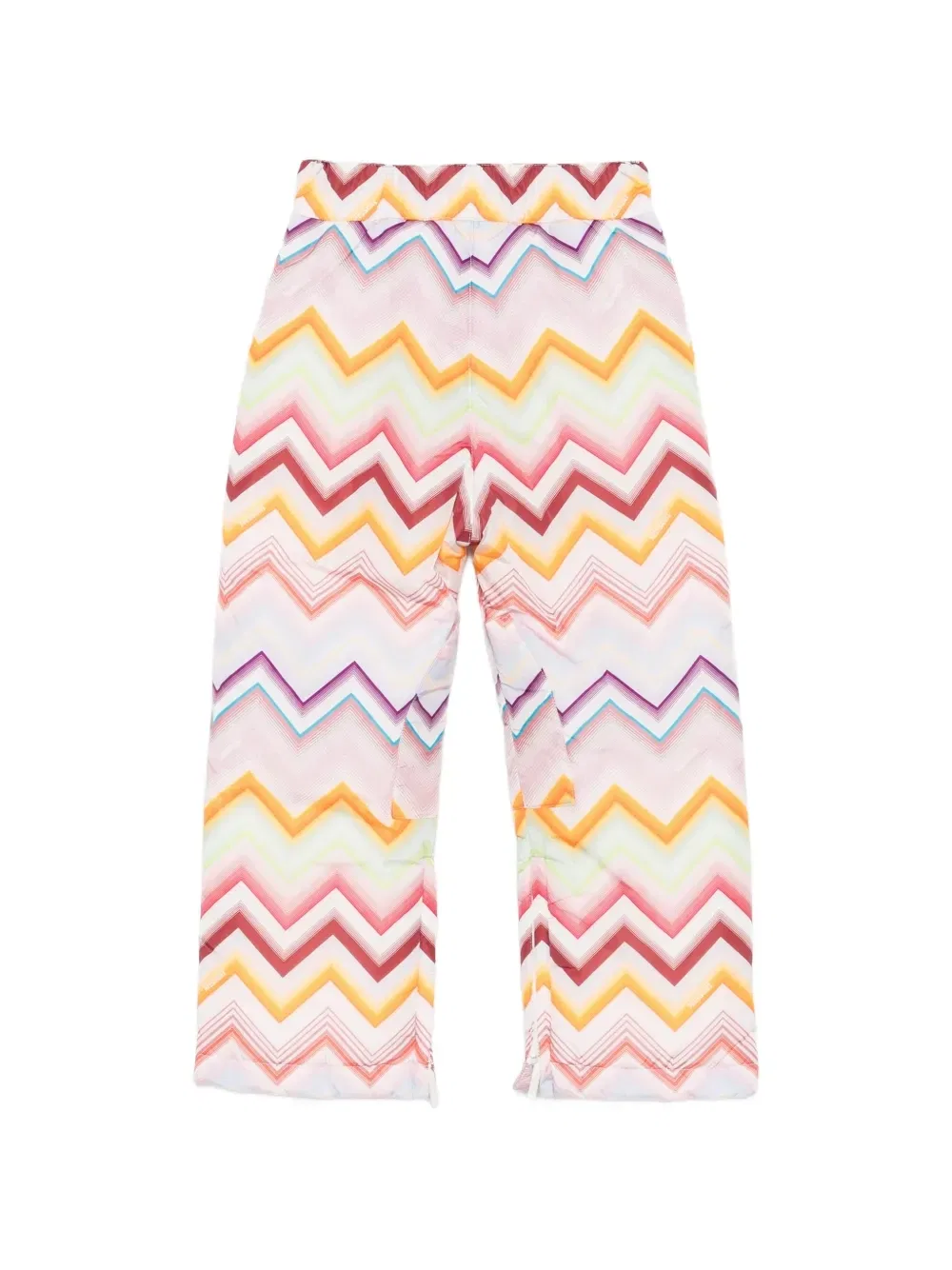 Брюки с зигзагообразным принтом Missoni Kids, розовый — фото 2