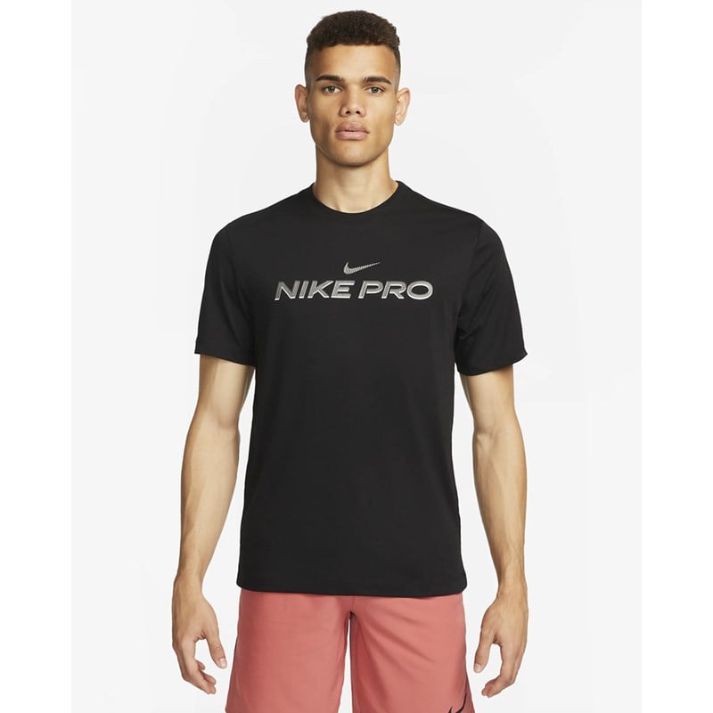 

Мужская футболка m nk df Tee db pro Nike, черный