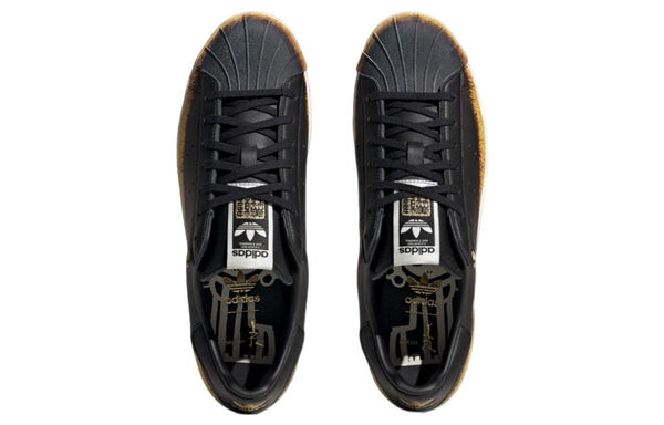 Кроссовки оригиналы суперзвезда 80-х x хан мейлин Adidas, черный — фото 4