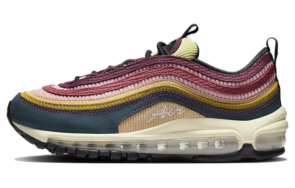 

Кроссовки женские Air Max 97 Multi-Corduroy Women's Nike, красный/синий/белый