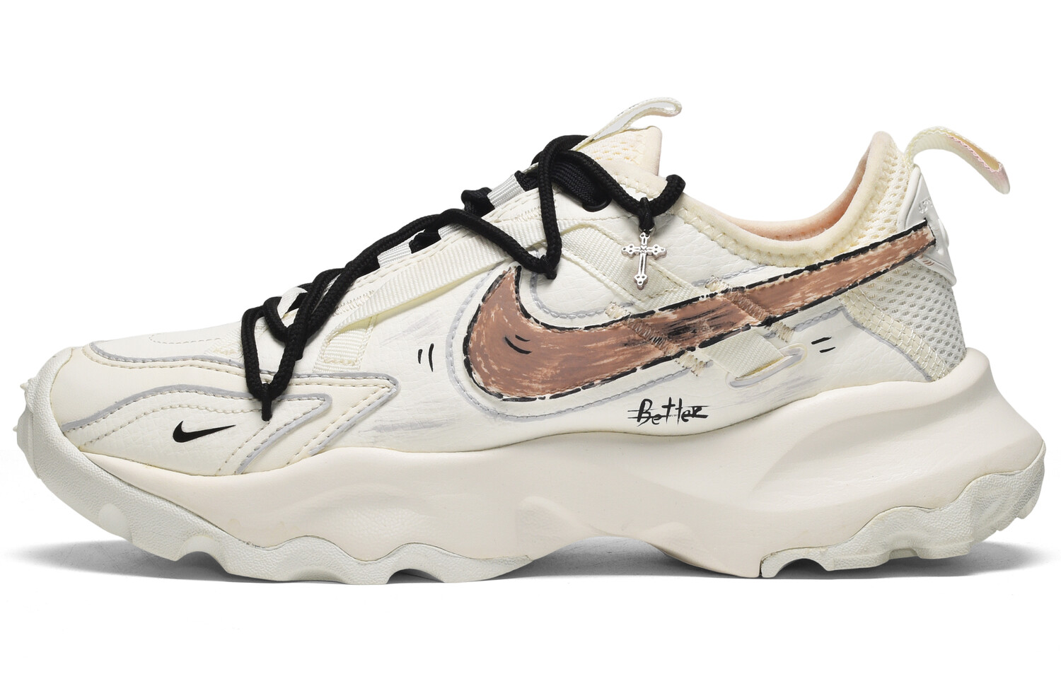 

Кроссовки Nike TC 7900 Lifestyle Shoes Women's Low-top Light Khaki, хаки