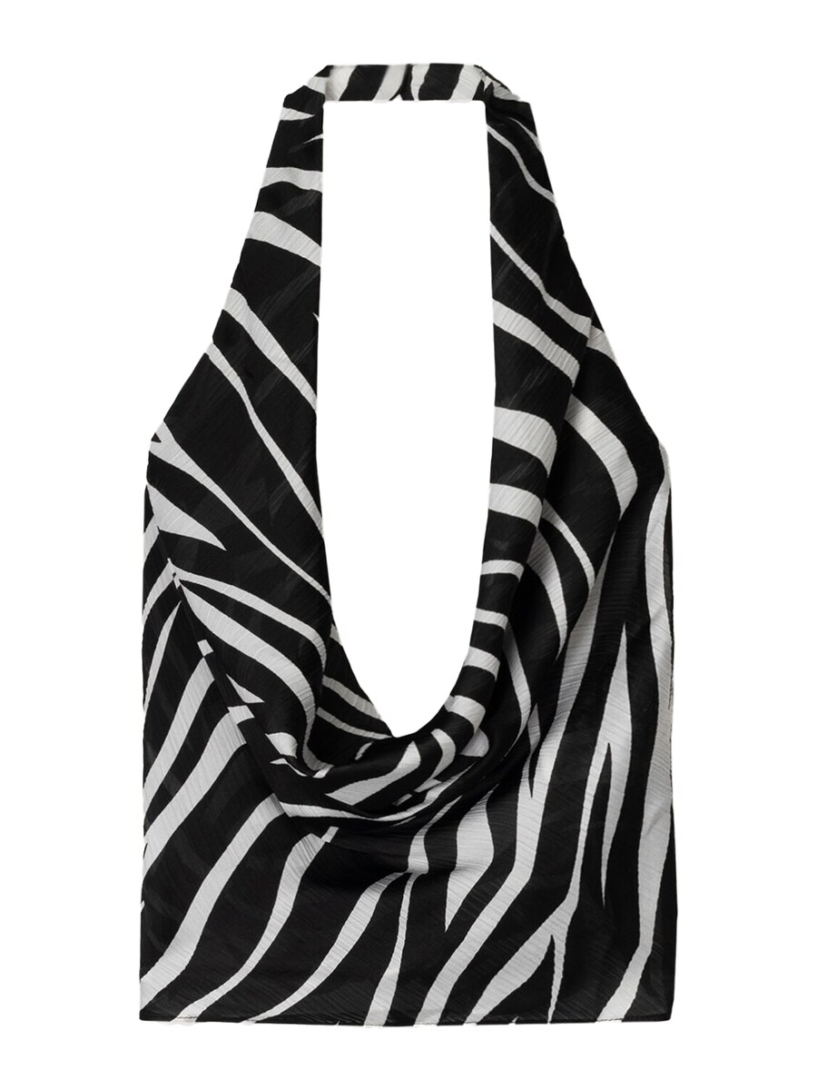 

Топ Bershka, черный/белый