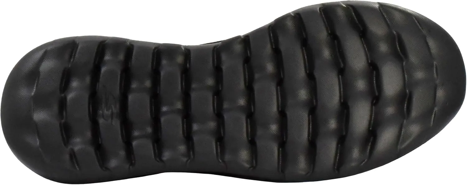 Мужские кроссовки Skechers Go Walk Max Clinched-Athletic Mesh Double Gore Slip On Shoe для ходьбы, черный — фото 4