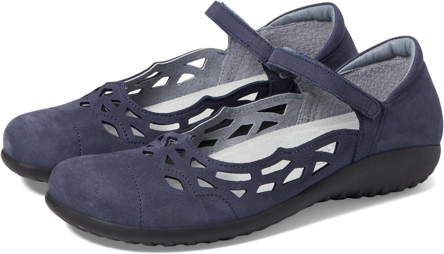 Балетки Agathis Naot, цвет Navy Velvet Nubuck