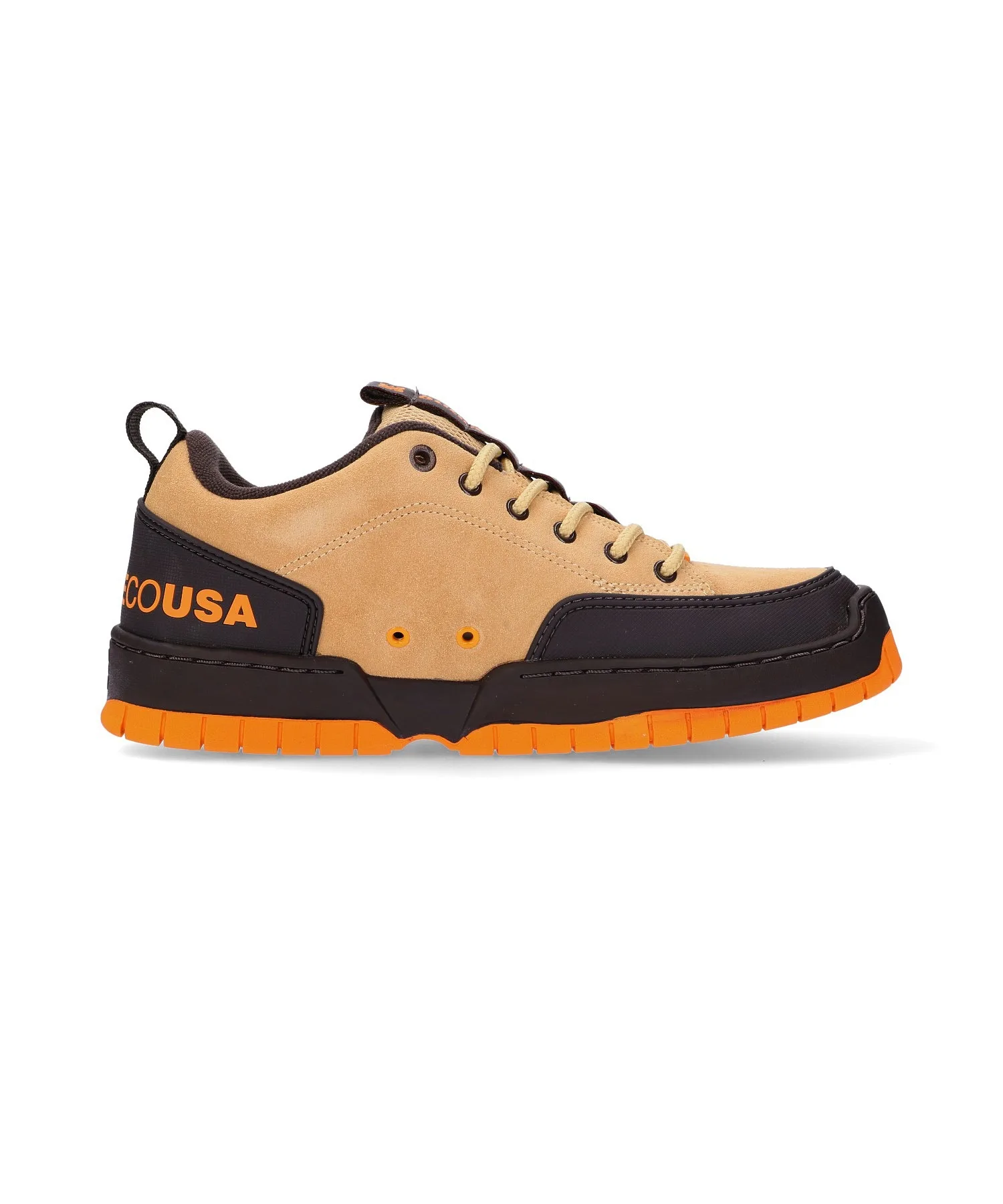 Мужские кеды CLOCKER 2 DSP Diaspora Skateboards DC SHOE коричневые — фото 2