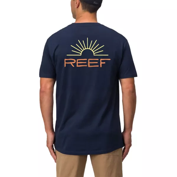

Мужская футболка с принтом Reef, синий