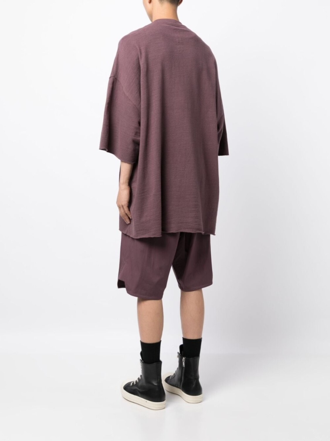 Футболка с укороченными рукавами Rick Owens, красный — фото 4