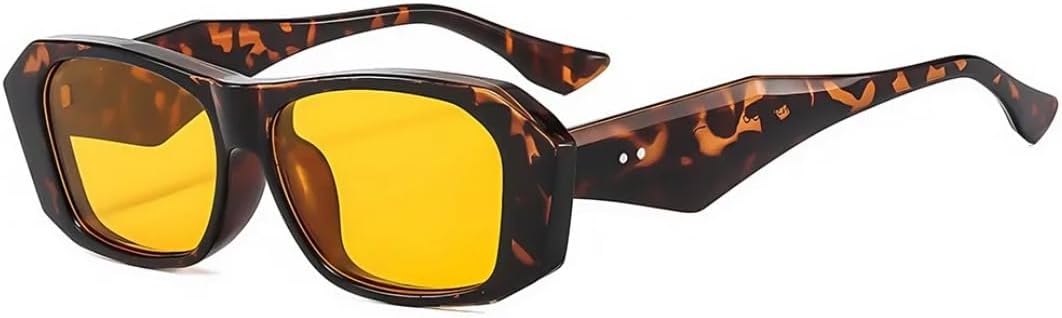 

Солнцезащитные очки с защитой от УФ-излучения UV400 | Леопардовый принт, маленькая оправа | Линзы конфетных цветов | Для женщин и мужчин | Для занятий спортом на открытом воздухе и вождения LXLHWN, Demi Orange