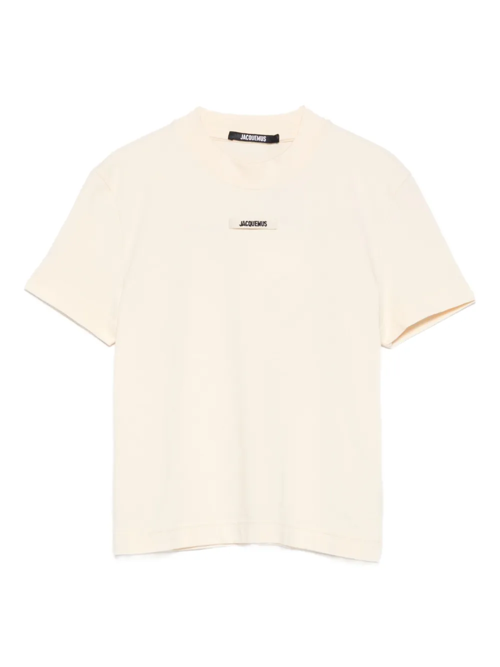 

Хлопковая футболка с логотипом JACQUEMUS, нейтральный