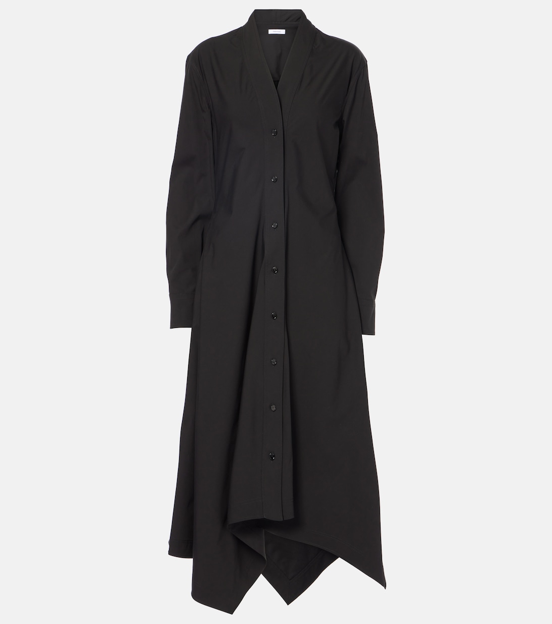 

Платье миди из хлопкового джерси Ferragamo, Nero