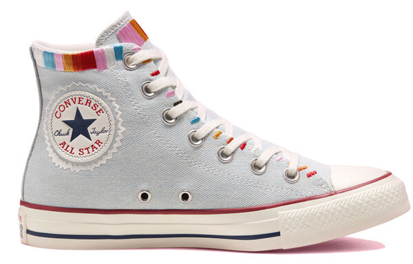 Кроссовки chuck taylor all star high 'friendship bracelet' Converse, серый — фото 2