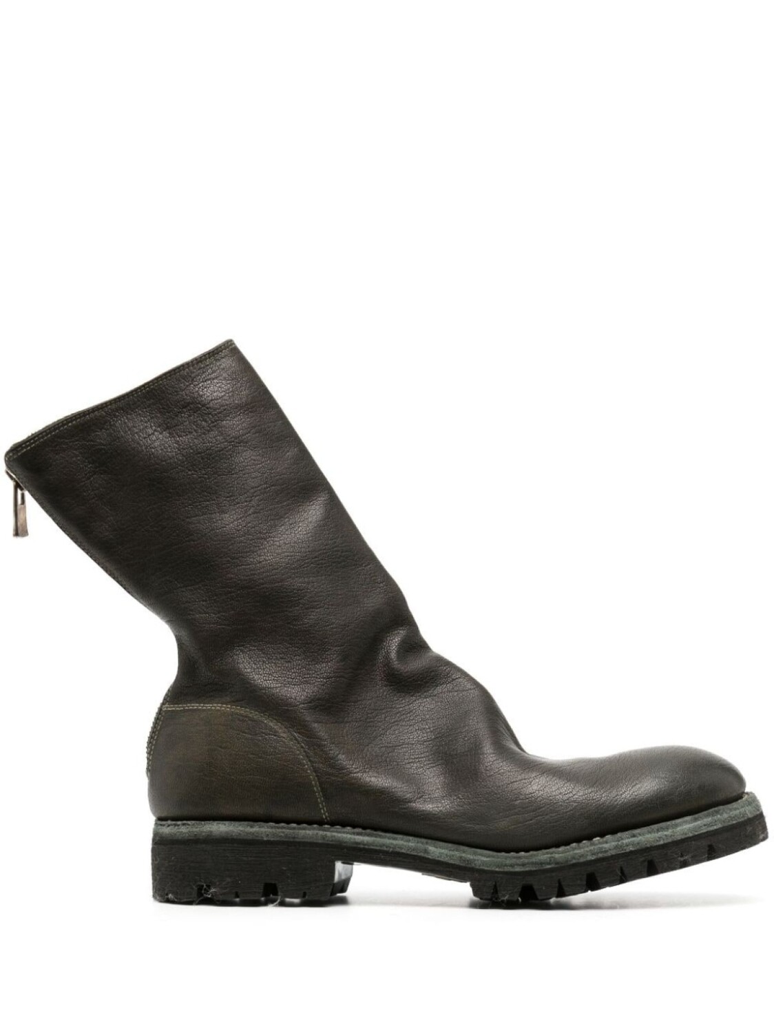 

Guidi ботинки с закругленным носком, зеленый