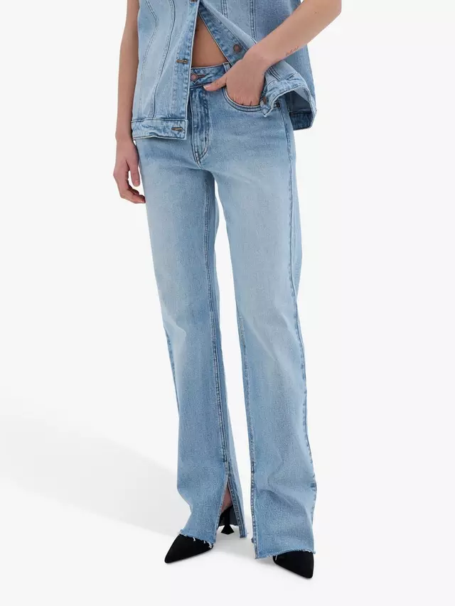 

Джинсы MY ESSENTIAL WARDROBE Daisy Straight Leg, цвет light blue wash