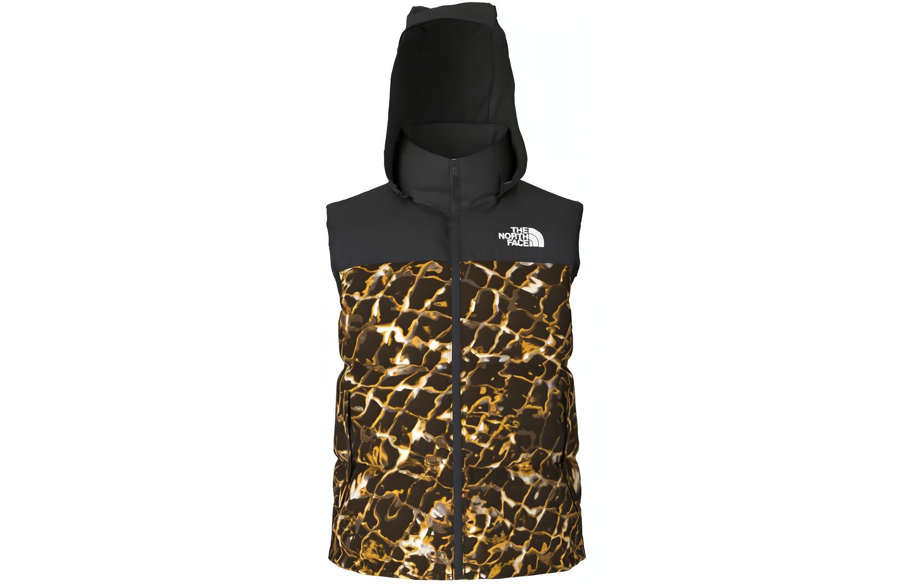 

THE NORTH FACE Жилет из коллекции 1996 унисекс золотая чешуя и черный, Gold Scale & Black