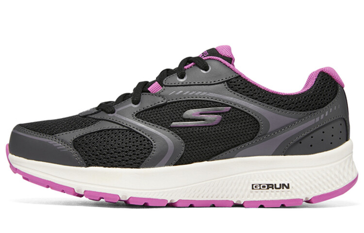 

Кроссовки для бега Go Run Consistent женские с низким верхом, черные/фиолетовые Skechers