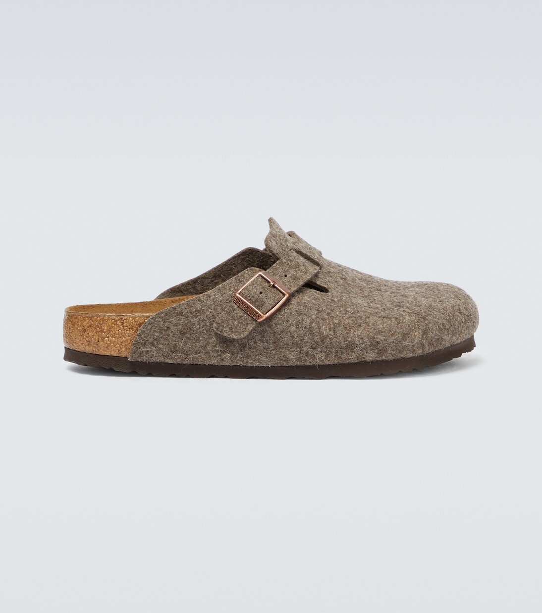 

Бостонские валяные тапочки Birkenstock, коричневый