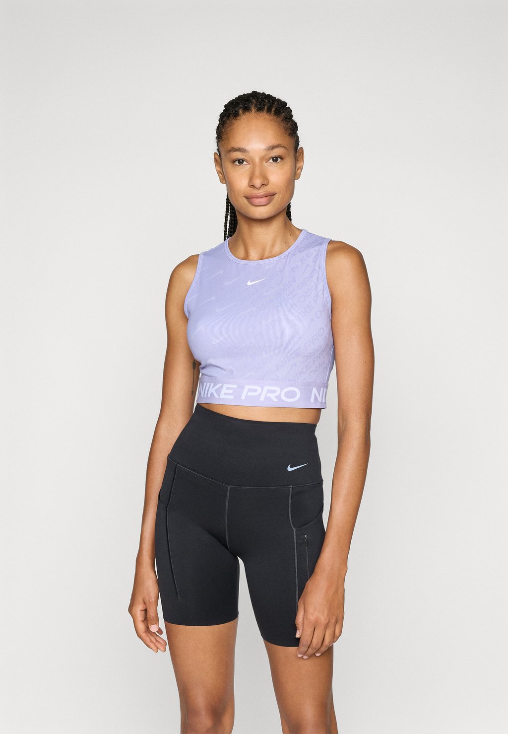 

Топ CROP TANK Nike Performance, сиреневый