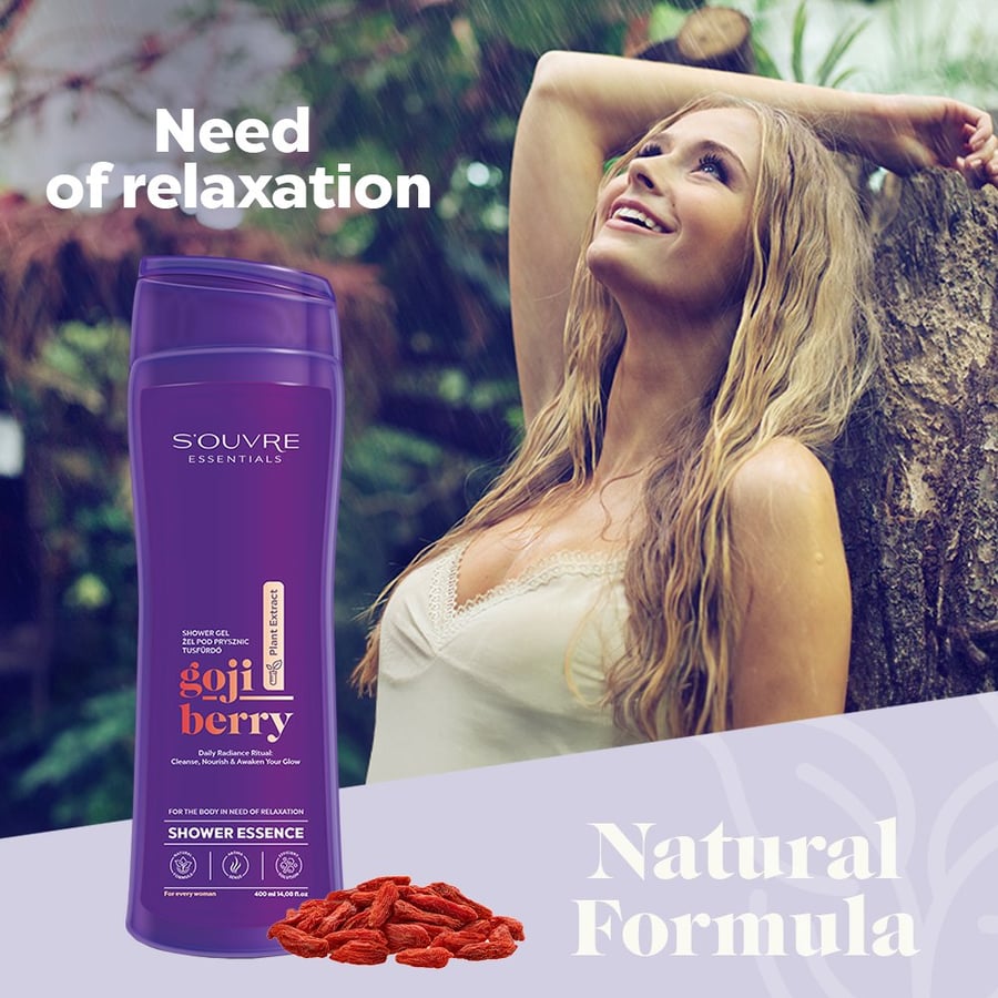 Женский гель для душа - SHOWER ESSENCE - ягоды годжи Revolution — фото 3