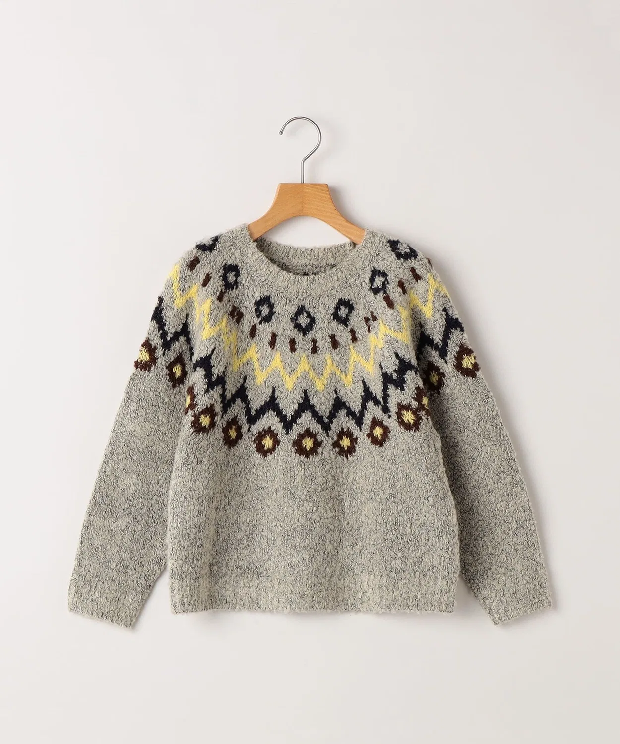 Детский свитер с Fair Isle узором SHIPS KIDS, 80-90см, серый