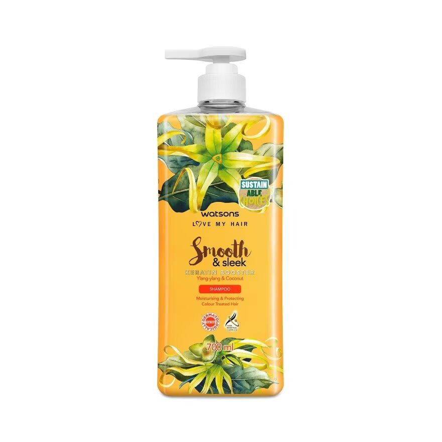 

Watsons SmoothSleek Ylang-YlangCoconut Шампунь 700 мл, Orange