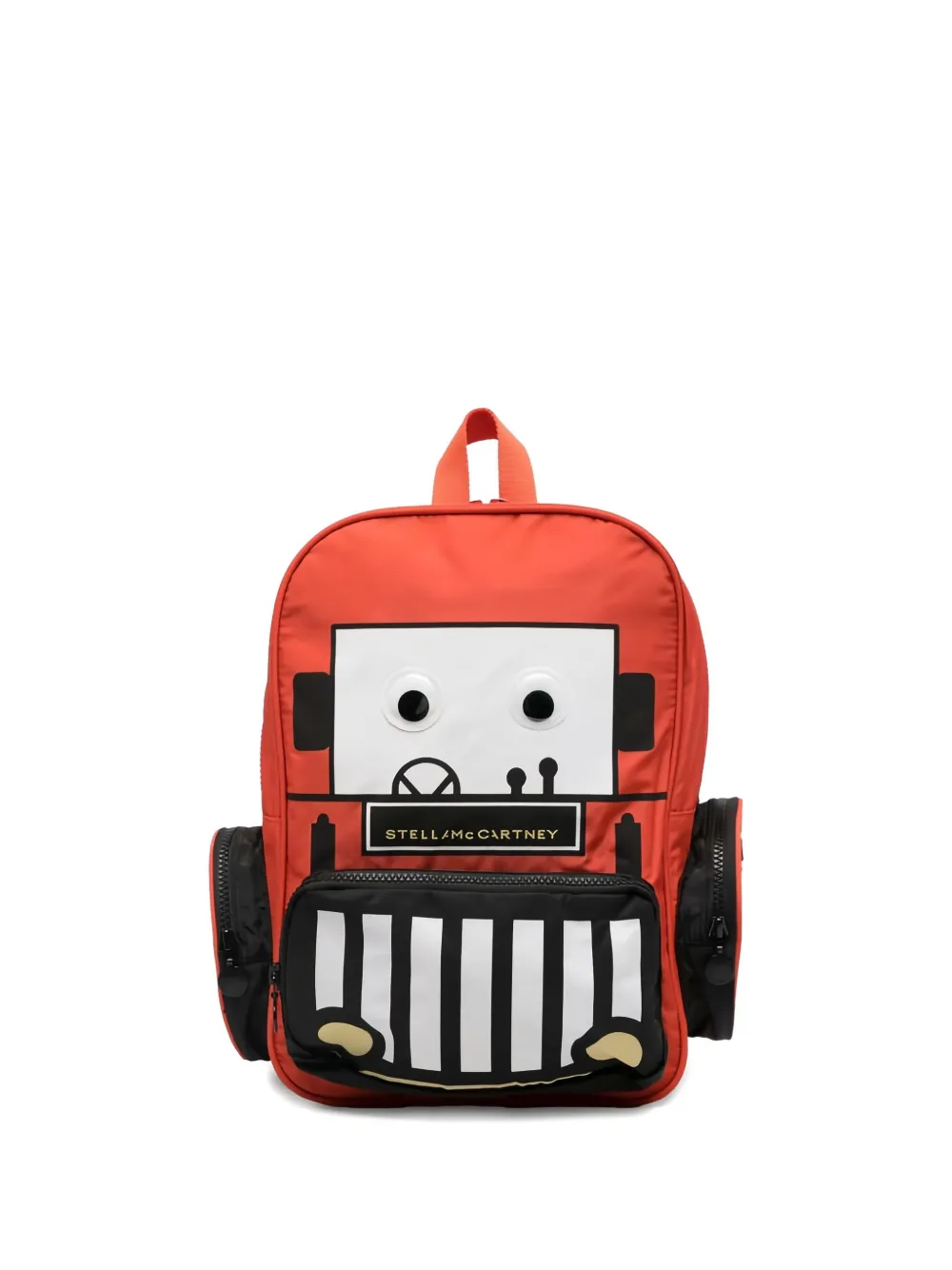 

Рюкзак с изображением лица робота Stella McCartney Kids, красный